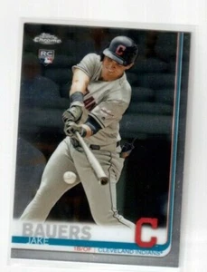 Jake Bauers 2019 Topps Chrome Rookie Base Card #71 Jake Bauers Cleveland Indians - Picture 1 of 2