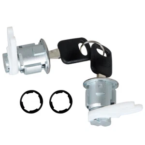 Labwork Door Lock Cylinder Pair Set Tumbler 2 Keys For 1992-1995 Ford F150 250 - Picture 1 of 10