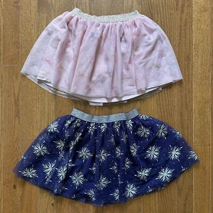 Lot 2 pc Disney Jumping Beans SO Skorts Skirts Shorts Girl Size 5 Blue Pink EUC! - Picture 1 of 19
