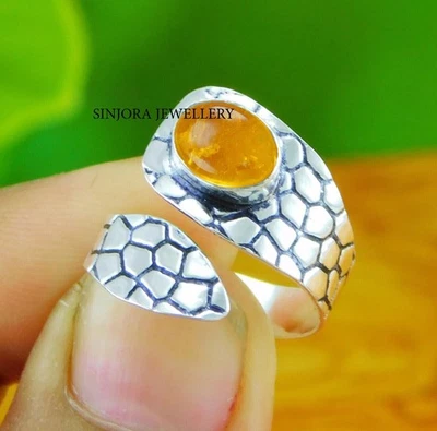 Anello regalo fatto a mano in argento sterling 925 con pietra preziosa... - Immagine 1 di 4