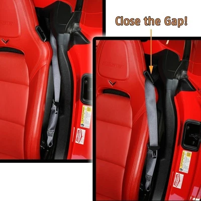 2014-2023 Corvette C7 & C8 Shoulder Seat Belt Stays Pair - Image 1 of 4