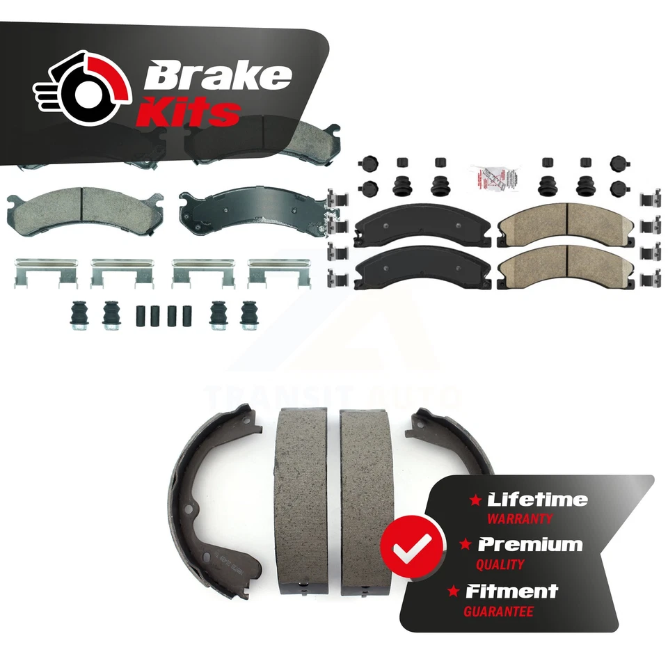 Kit de pastillas de freno de disco cerámicas delanteras traseras para Chevrolet Express 3500 2009-2018 Foto 1 de 1