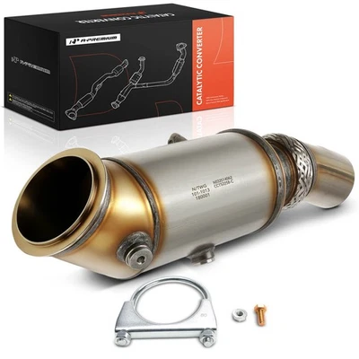 A-Premium Catalytic Converter Front for BMW X6 F16 2015-2019 X5 F15 2014-2018 - Image 1 of 4