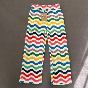 Mini Boden Towelling Pants Girl’s 6-7Y Multicolor Stripe Poolside Beach - Picture 1 of 9