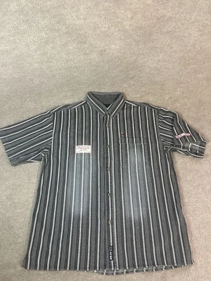 Camisa Vintage Bugle Boy Botón L Manga Corta Envejecida Western Preppy Retro Foto 1 de 4