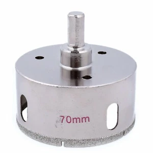 70mm 2-3/4" inch Diamond Tile Hole Saw Masonry Drill Bit Tools for Stone Ceramic - Picture 1 of 12