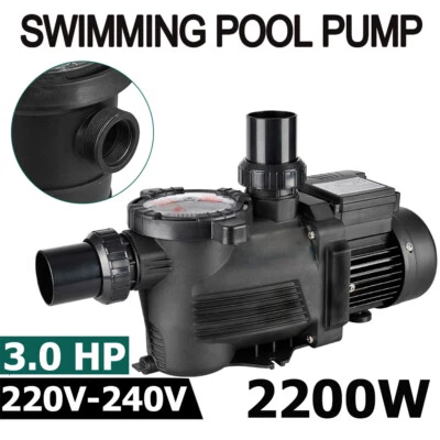 3 HP Pool Pumps for Inground Pools for up to 50K Gallons Garden Pond Water Pump - Image 1 of 4