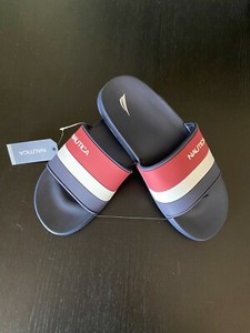 Las mejores ofertas en Sandalias de diapositivas Nautica Blanco para hombres  | eBay