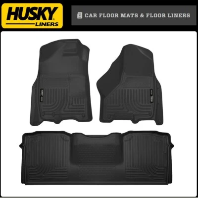Alfombrillas Husky Liners WeatherBeater para Ram 2500 3500 2011-2018 mega cabina Foto 1 de 4