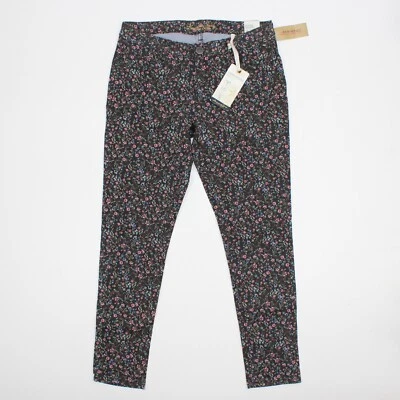 Pantalones de mezclilla súper ajustados florales talla 9-S 31x29 nuevos con etiquetas American Rag Co Foto 1 de 4