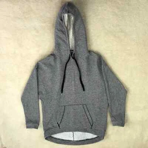 OLD NAVY Women High Low Gray Long Sleeve Hoodie Size M - Picture 1 of 10