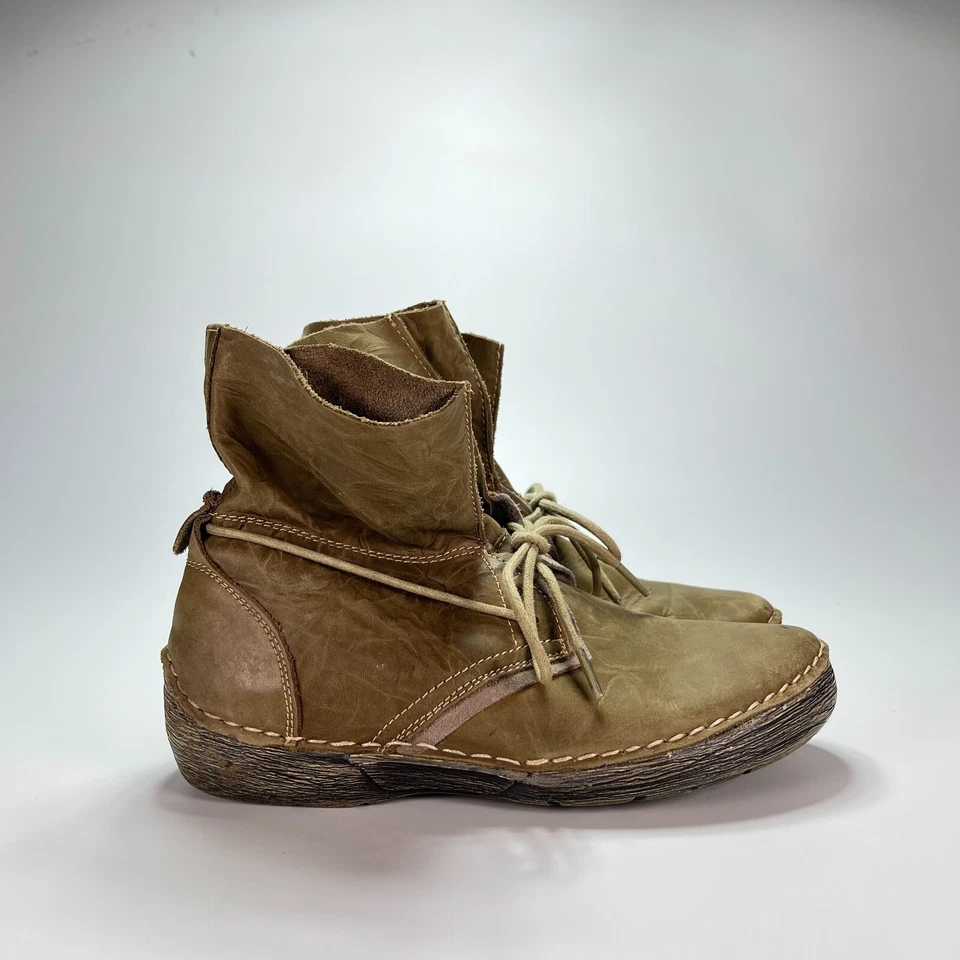 Bernie Mev Hanzel Marrón Punta Redonda Informal Botines Zapatos Para Mujer Talla 37/6 Foto 1 de 4