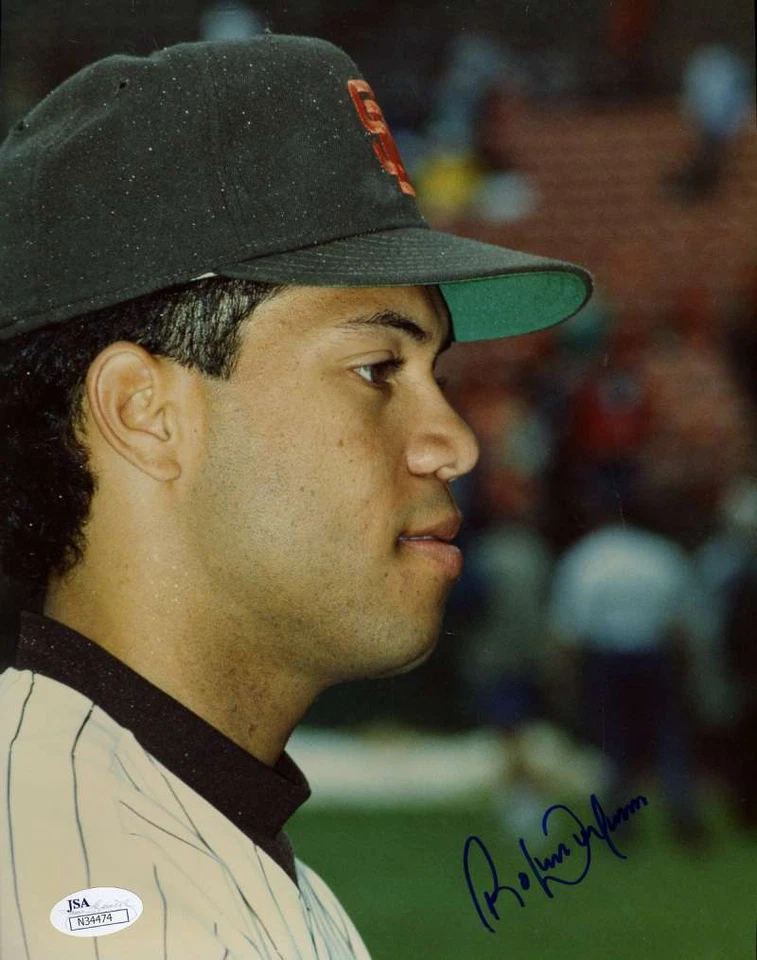 Roberto Alomar Jsa Cert 1/1 Original Image 8x10 Photo Authentic Autograph - Image 1 of 1
