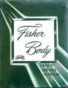 1970 Body by Fisher Service Manual F-Body Pontiac Firebird Chevrolet Camaro - Picture 1 of 1