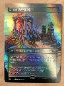 FOIL BORDERLESS Urza's Power Plant - Double Masters (Magic/MTG) Near Mint - Picture 1 of 2