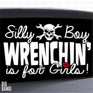 Female Mechanic Decal Sticker Occupation Badass Woman Women Who Wrench - Picture 1 of 4