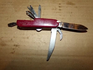 Vintage Rostfrei 10 Blade Multi-Tool Camp Pocket Knife - Picture 1 of 3
