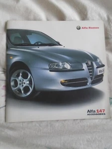 Alfa Romeo 147 Accessories range brochure Jun 2001 UK market - Picture 1 of 1