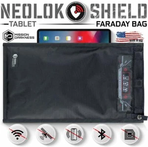 Mission Darkness NeoLok Non-window Faraday Bag for Tablets (Magnetic Closure) - Picture 1 of 8