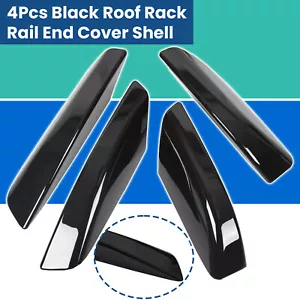 4x Black Roof Rails Rack End Cover Shell Cap For Toyota 4Runner N210 2003-2009 - Foto 1 di 14