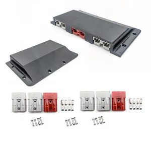 Kit de cubierta de montaje en superficie triple enchufes externos 6 x 50A UV ESTABLE se adapta a Anderson - Imagen 1 de 4