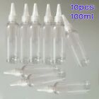 100ML Travel Transparent Plastic Perfume Atomizer Empty Small Spray Bottle 10x