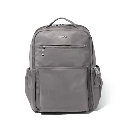 Bolso Baggallini Tribeca Unisex Gris Sarga Expandible 16" Mochila para Laptop QLW369 Foto 1 de 4