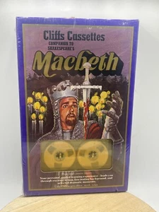 Cliffs Cassettes Macbeth Comparison to Shakespeare (1984, Cassette Tape) Sealed - Picture 1 of 11