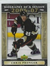 2006-07 Upper Deck Biography of a Season #BOS8 Chris Pronger