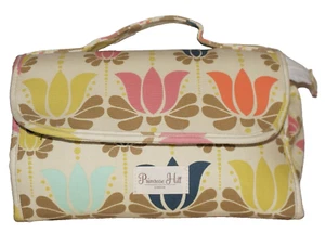 Bolsa de maquillaje/aseo de lona floral multicolor PRIMROSE HILL 7x10 - Imagen 1 de 11