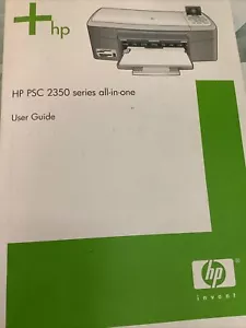 HP PSC 2350 Series All in One User Guide Manual Disc Printer And Hp Oficejet - Picture 1 of 6