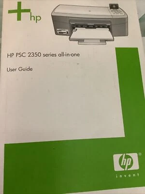 HP PSC 2350 Series All in One User Guide Manual Disc Printer And Hp Oficejet - Image 1 of 4