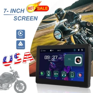 7 Inch IPS TouchScreen 1000nit External Portable Motorcycle CarPlay Smart Screen - Picture 1 of 12