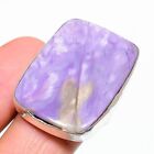 Russian Charoite Gemstone 925 Sterling Silver Gift Jewelry Ring Size 9 Q147