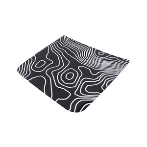 Black Front Hood Sticker Decal Topography Style Vinyl For Toyota Tundra 2007-13 - Picture 1 of 8