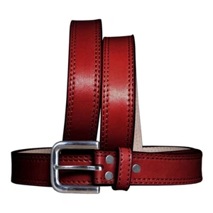 Cinturón de cuero genuino occidental 53GM HILASON para hombres mujeres vaquero vaquera hecho a mano - Imagen 1 de 4