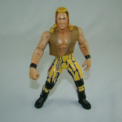 Vintage WCW Ring Masters, Chris Jericho 6" figure, 1999 Toy Biz WWE Cover
