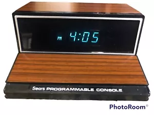 SEARS Vintage Programmable Console Alarm Clock EUC WORKS GREAT!! - Picture 1 of 6