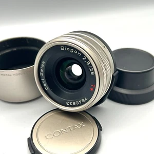 CONTAX Carl Zeiss Biogon 2.8/28 Camera Lens From Japan - Picture 1 of 9