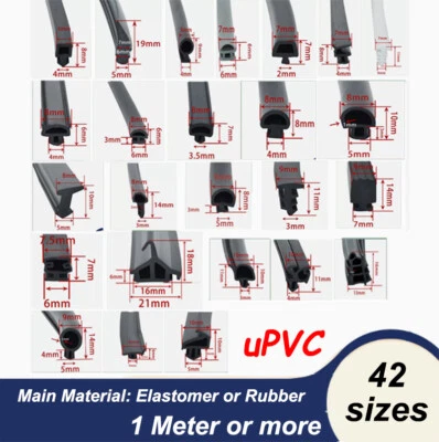 uPVC Window & Door Bubble Gasket Seal Flipper Double Glazing Rubber Draught Seal - Image 1 of 4