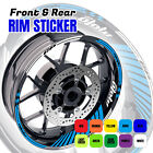 17 Inch Rim Wheel Sticker Deals Aqua Aa02 For Kawasaki Ninja 400 Ex400 18-23 22