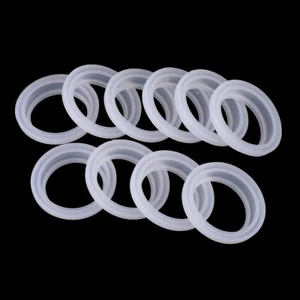 10Pcs Silicone Sealing Rings Gaskets for Vacuum Bottle 4.5/5.2cm Cover AU - Picture 1 of 2