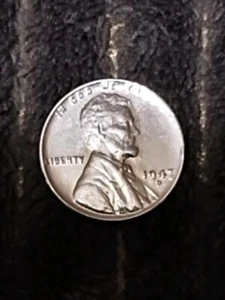 1947 D Lincoln Steel Wheat Cent / Penny - Picture 1 of 6