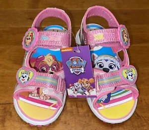 Paw Patrol Skye & Everest Mädchen Rosa Sandalen Schuhe Größe 11 Neu - Bild 1 von 7