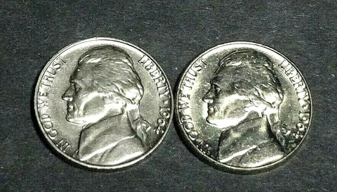 1964-P&D JEFFERSON NICKEL (5c)  "BU UNCIRCULATED"  PHOTO STOCK ITEM BUY IT Cover