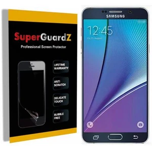 4X SuperGuardZ HD Clear Screen Protector Cover Shield For Samsung Galaxy Note 5 - Picture 1 of 8