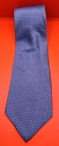 NWT Stonehenge Blue Pattern Mens 100% Silk Hand Made Necktie - Picture 1 of 3