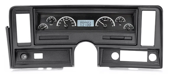 Sistema de calibre analógico Dakota Digital 69-76 Chevy Nova negro blanco VHX-69C-NOV-K-W Foto 1 de 4