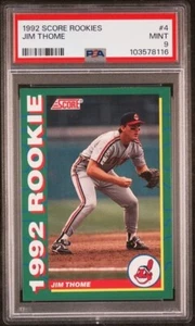 1992 Score Rookies Jim Thome RC PSA 9 CLEVELAND HOF - Picture 1 of 2