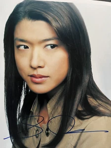 Foto original autografiada firmada a mano de Grace Park 8 X 10 color ¡BONITA! - Imagen 1 de 2